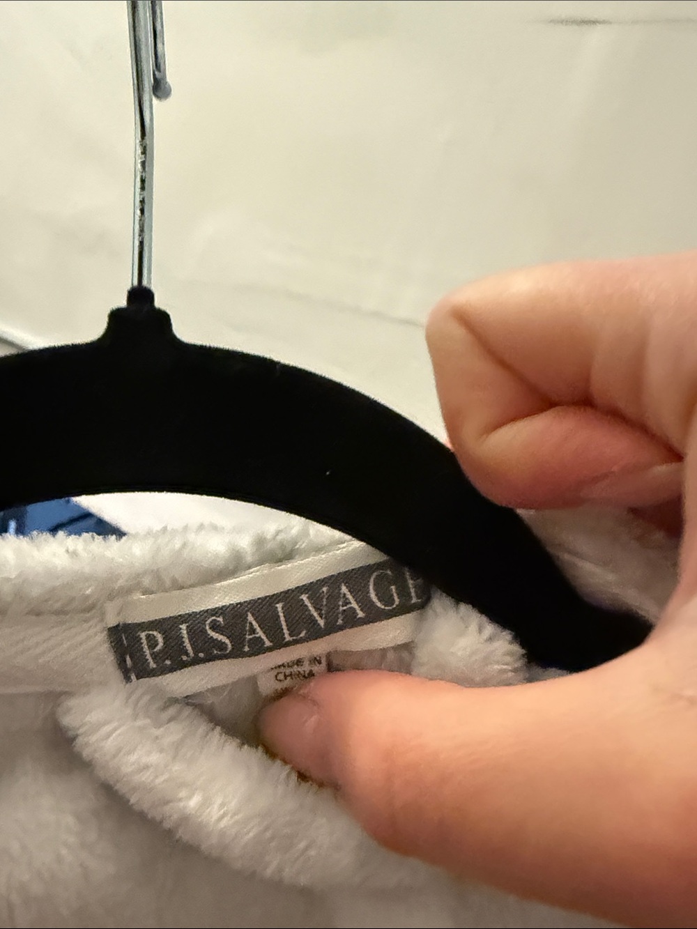 P.J. Salvage Soft White Plush Robe